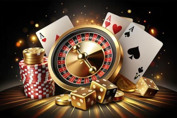 Tampilan permainan Sic Bo Dadu di studio kasino langsung kpktogel